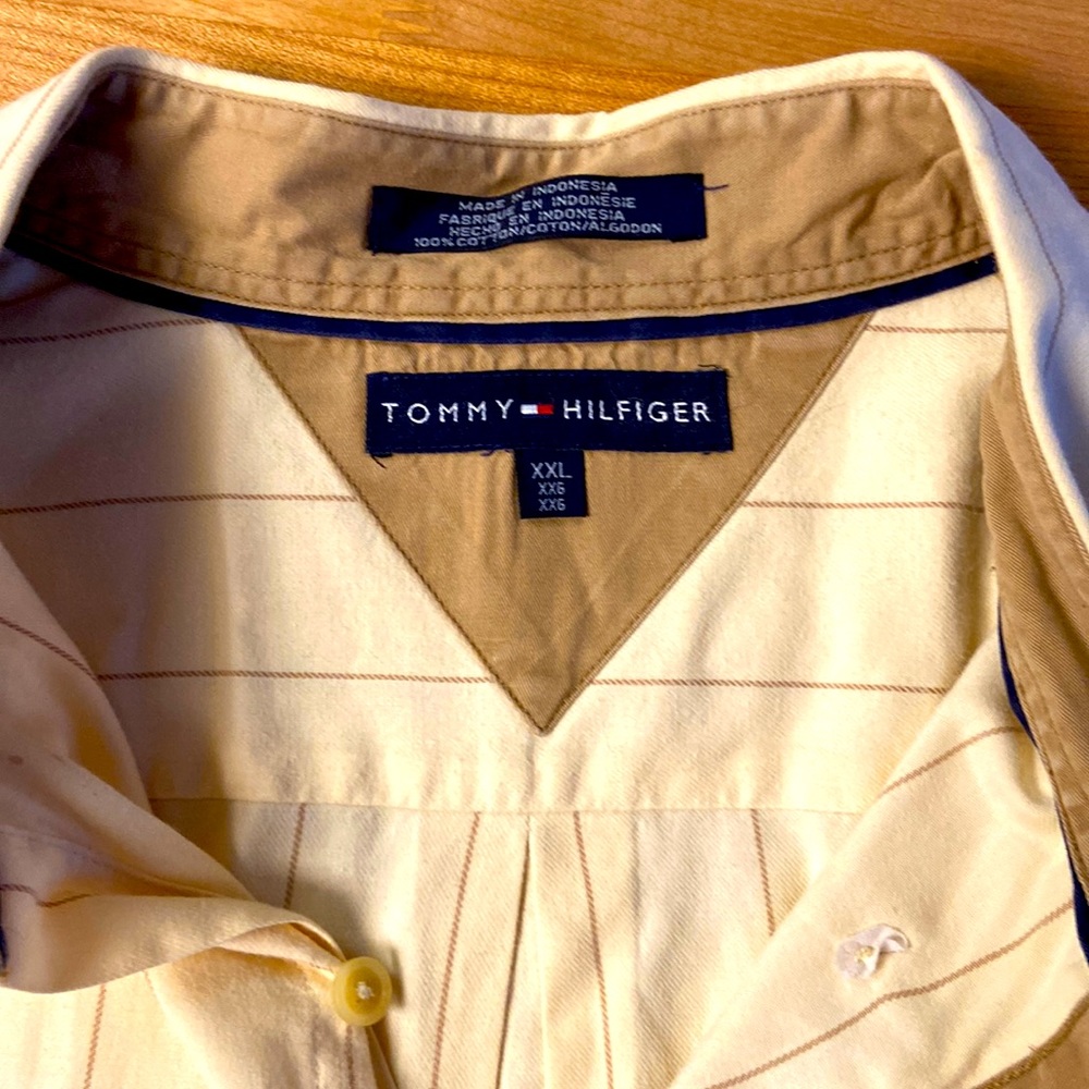 Tommy Hilfiger Big_&_Tall XXXL 100% cotton long sleeve shirt - Picture 2 of 5